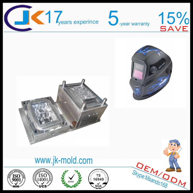Double injection mold factory for helmet part
