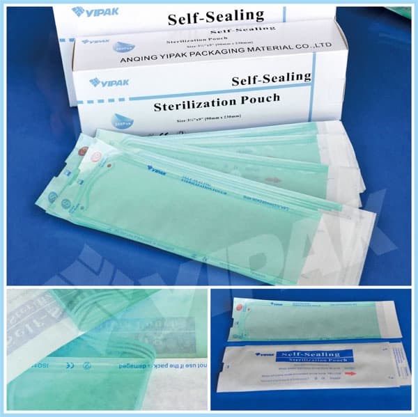 Self Sealing Dental Sterilization Pouches