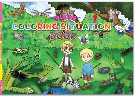 9.My First Talking Coloring Situation Book-for kids,child