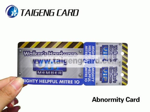 Customized Abnormity Card