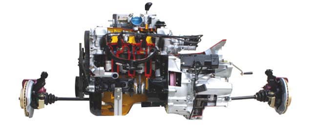 FF Automotive power system structure