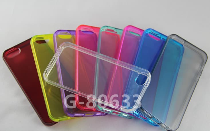 High Quality Transparent Style TPU Skin for iPhone 5