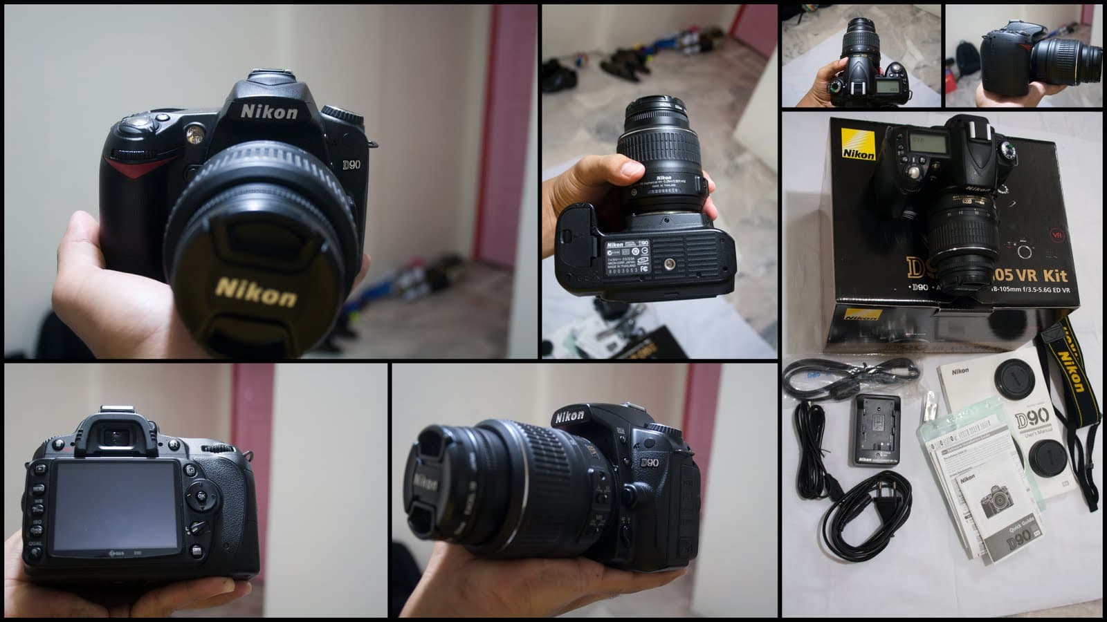 Nikon D90 SLR Digital Camera (Includes Manufacturer's Supplied Accessories)