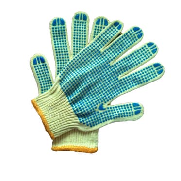 PVC dotted working  gloves