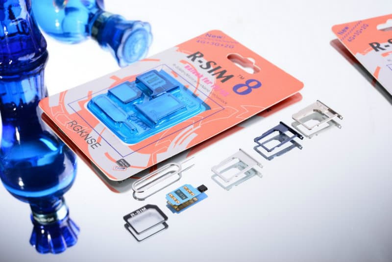 R-SIM 8 Super Smart Memory Blue Classic unlock sim card(IOS 5.0~6.1.4)