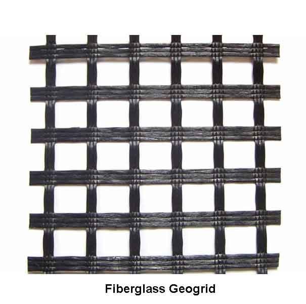 Fiberglass Geogrid,40KN