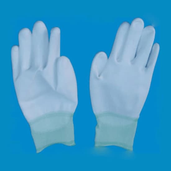 Cleanroom & ESD PU Palm Glove