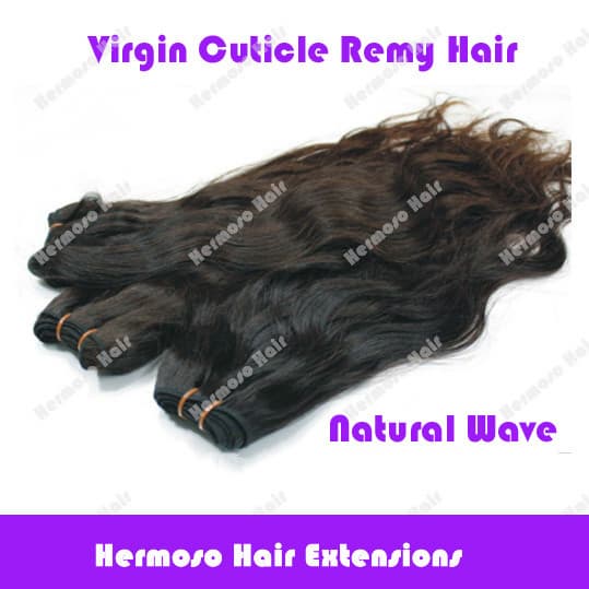 Indian virgin remy hair natural wave natural color
