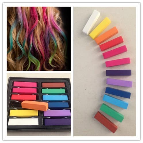 6/12/24/36 colors/set soft pastel hair chalk