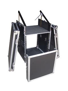 19 inch 3-lid rack case