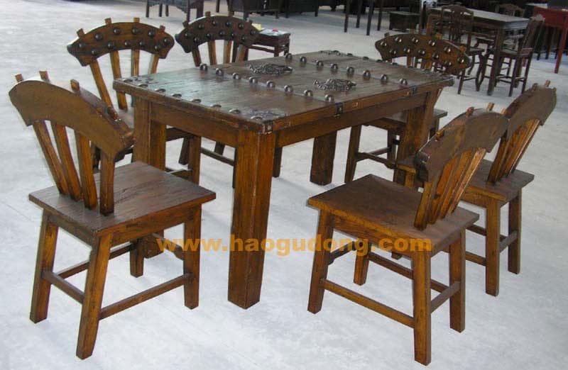 Long Large Table & Chairs set, Chinese reproduction furniture