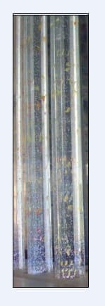 crystal roman column glass