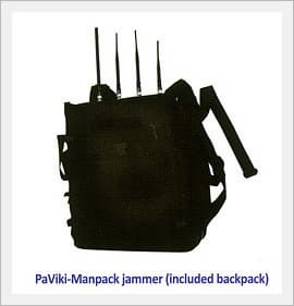Cellular Phone Jammer -PaViki-Manpack-