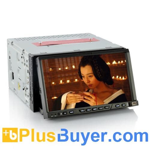 KITT - 2 DIN Android 4.0 Car DVD Player with 7 Inch Detachable Screen, GPS, 3G, WiFi