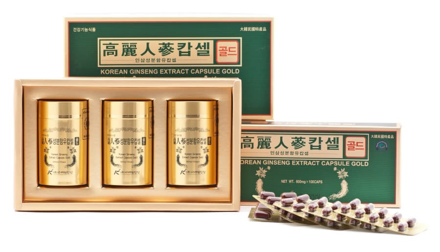 Korean ginseng ingredient capsule - To improve immunity