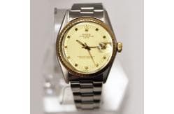 Mens Rolex Date 1505 champagne Yellow dial