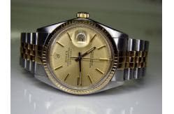 ROLEX MENS 2TONE 18K GOLD/STAINLESS STEEL