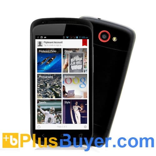 Hardcore - 3G Android 4.1 Phone with GPS and 8MP Camera (4.3 Inch, 1GHz Dual Core)