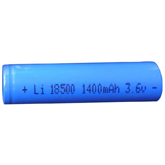 ICR18500-1400mAh 3.7V  lithium ion cylindrial rechargeable battery