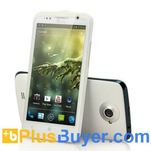 ThL W5 - Android 4.0 HD Phone with 4.7 Inch IPS HD Screen (320 DPI, 1GHz Dual Core CPU, White)