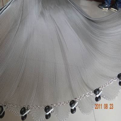 china supplier of stainless window curtain