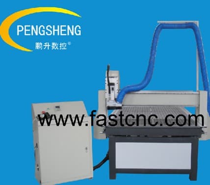 Woodworking cnc router with dust-collect
