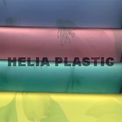 Semi-clear pvc film