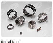 radial needle roller cage and assemblies