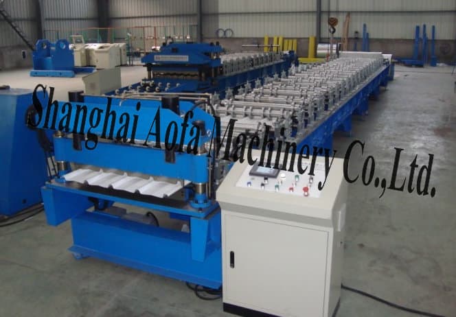 corrugated roof sheet roll foring machine