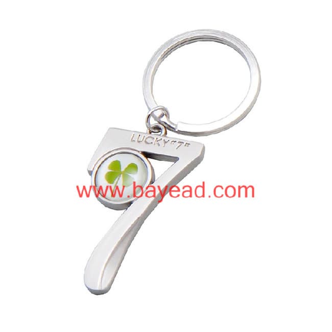 lucky keychains,keyrings,real 4 leaf lucky clover keychains gift