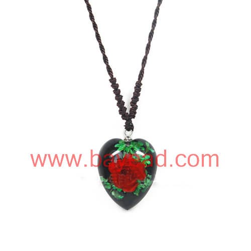 real natural flower necklace jewelry Ornaments