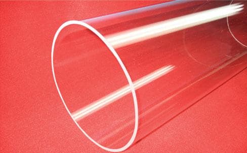 【manufacturer hot direct marketing】 large diameter clear quartz tube
