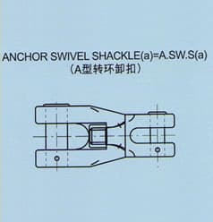 Anchor swivel shackle,IJIN ACC05