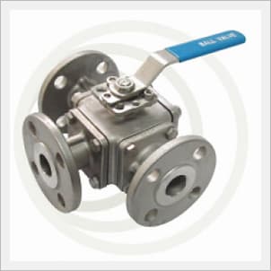 3/4/5Way Flanged Ball Valve, (1/2/3Piece), Stainless