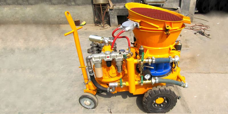 Air Motor Dry-mix Shotcrete Machine
