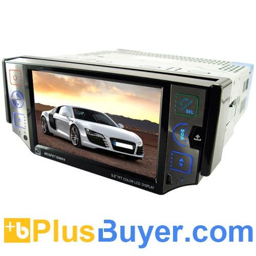 Budget - 1 DIN Car DVD Player with Bluetooth + GPS Navigator