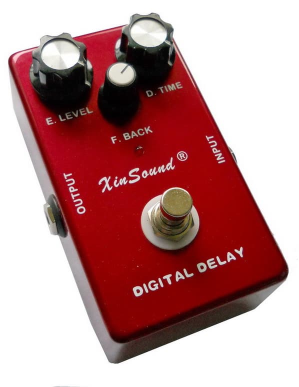 Guitar Effect Pedal Analog Sounding Digital Delay and True Bypass Design