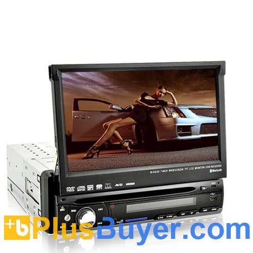 Shockwave Lite - 7 Inch HD Touch Car DVD Player (1 DIN, SiRF III GPS, Remote)