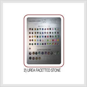 Urea Facetted Stone (HS CODE : 7018.10.9000)
