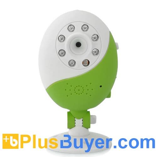 Egg-Go - WiFi Baby Monitor (Wireless Camera, 1/7 Inch CMOS, Microphone, Night Vision)