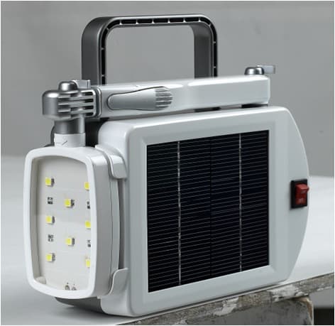 Solar rechargeable LED lighting combo(lantern_stand)