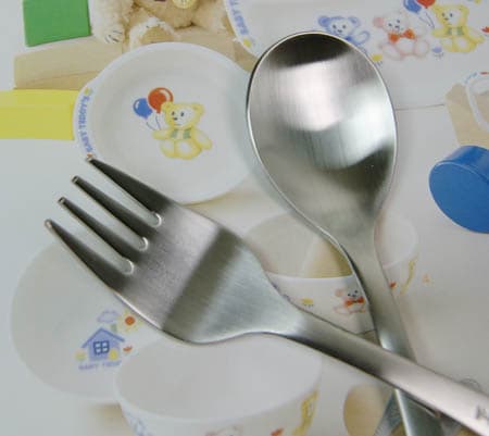 Kid spoon & fork 2p meonggu