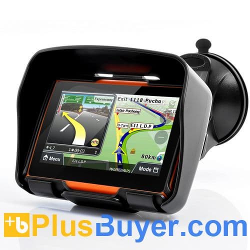 Rage - All Terrain Motorcycle GPS Navigation System (4.3 Inch Touchscreen, Waterproof, 4GB, Bluetooth)