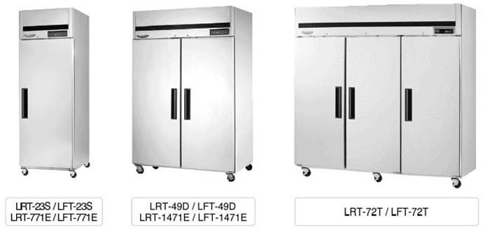 Commercial Top Mount Refrigerator and Freezer