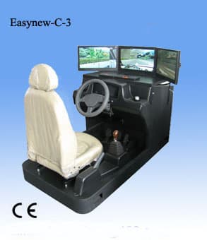 3D driving simulator machine