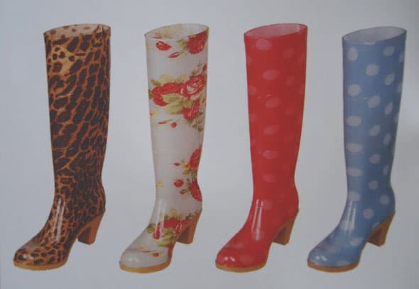 PVC rain boots