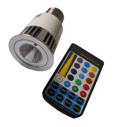 RGB LED bulb E27 5W