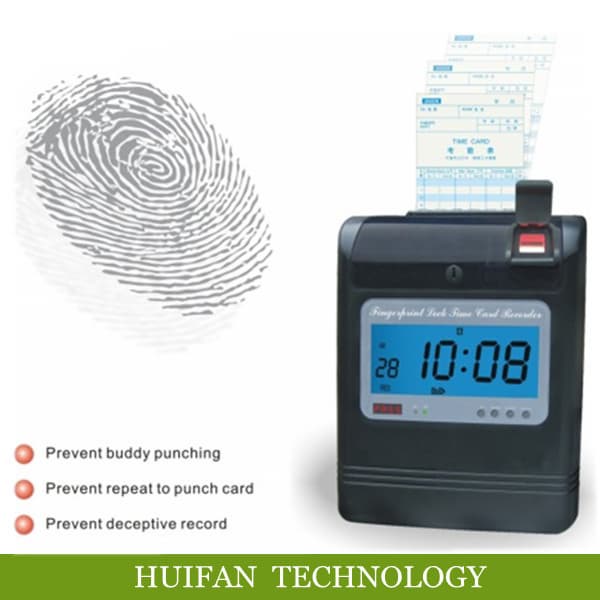 Through printer fingerprint attendance clock HF-FTC2