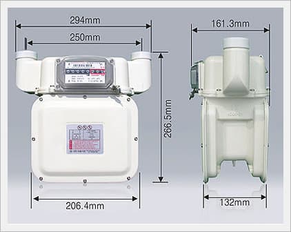 Gas Meter (General Type - G6 with Span 250mm)