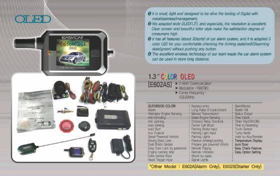 OLED LCD Car Security / Vehicle Security / Car Alarm /